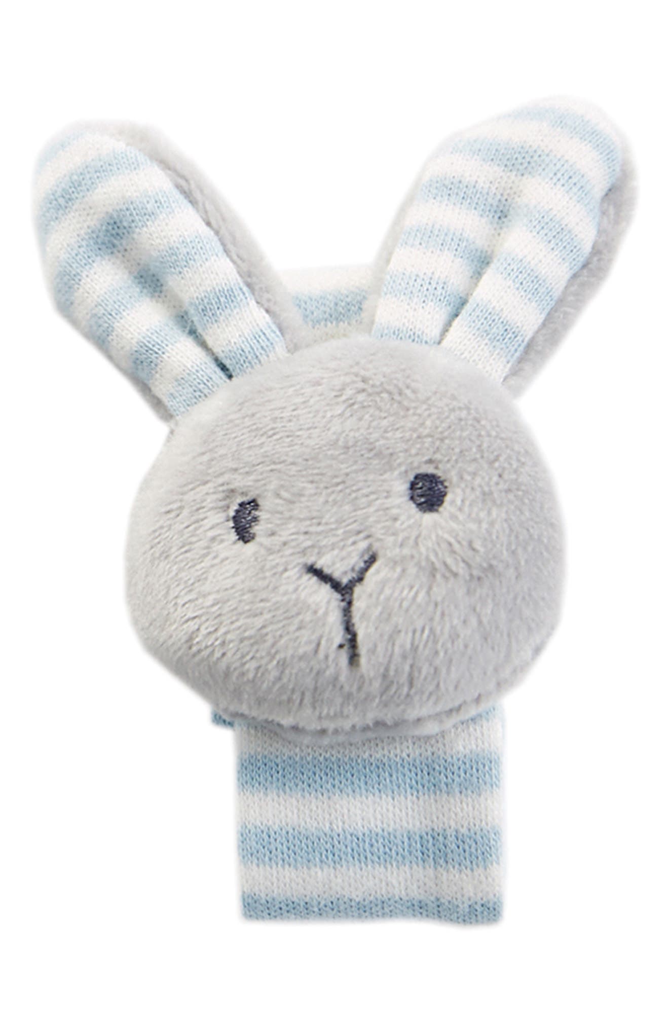 Mud Pie Baby Girls Plush Bunny Slippers